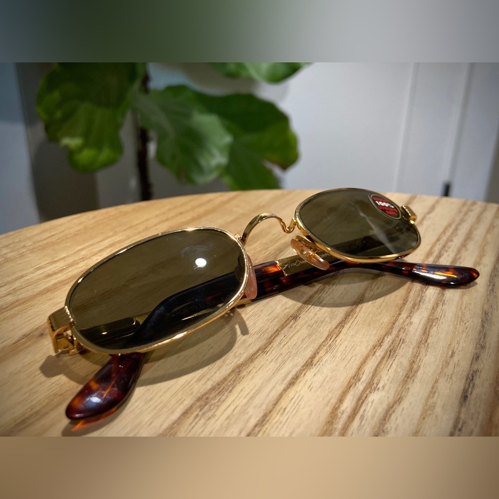Vintage Oval Frame Military Grade Sunglasses Air Crew Scorpion NOS - Picture 2 of 8